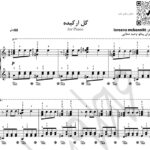 نت پیانو گل ارکیده - Tango to Evora